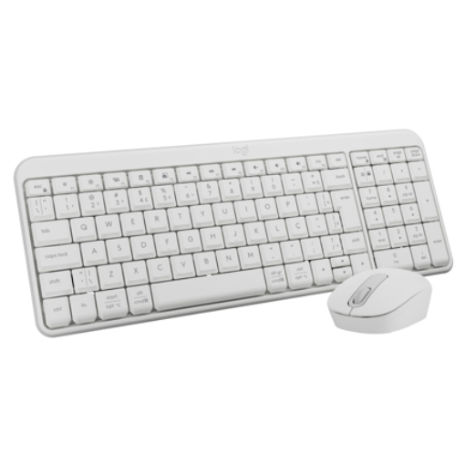 Imagen de Teclado y Mouse Logitech MK250 Combo Bluetooth Blanco