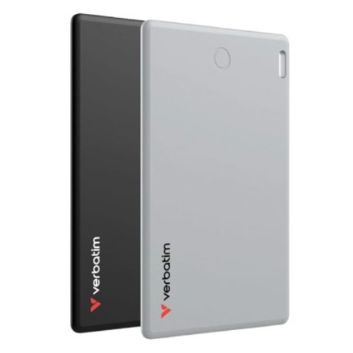 Imagen de Localizador Verbatim My Finder Bluetooth Tarjeta 2 pzas Negro Plateado