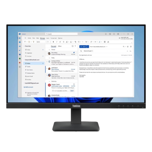 Imagen de Monitor Lenovo ThinkVision S24-4e 23.8" WLED 1920x1080 HDMI/VGA