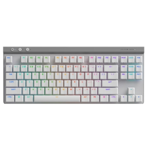 Imagen de Teclado Logitech G515 LightSpeed TKL Inalambrico Gaming USB Color Blanco