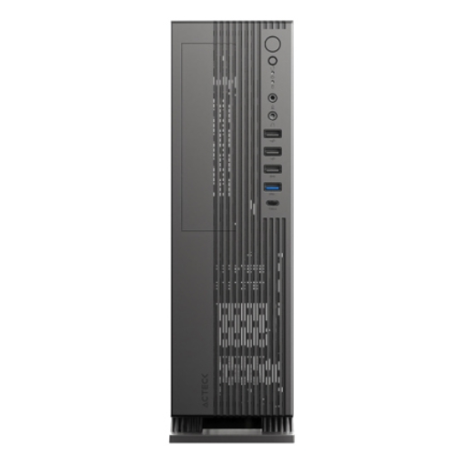 Imagen de Gabinete Mini Torre Slim Onex Acteck GS455 / Max MB Micro ATX / Fuente SFX 500 W Elite Negro