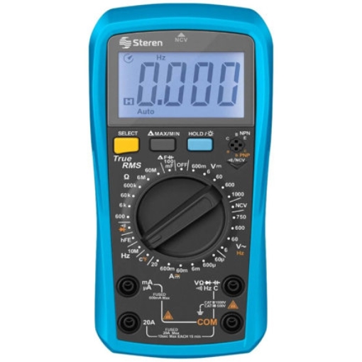 Imagen de MULTIMETRO STEREN DIGITAL RMS CON NVC