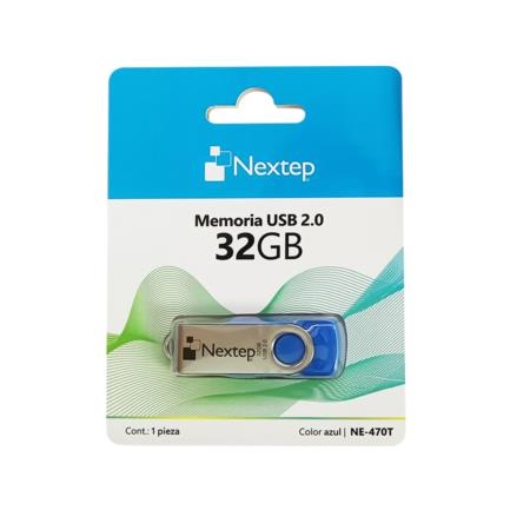 Imagen de Memoria USB Nextep 2.0 Twist 32GB Azul