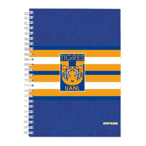 Imagen de Cuaderno profesional Dietrix First Class Pasta dura doble arillo 80 hojas raya Club Tigres de la UANL modelo UANL
