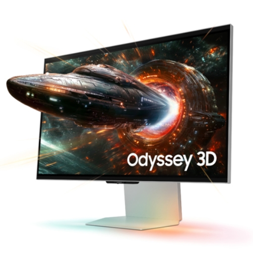 Imagen de Monitor Gamer Samsung 27" 3D Odyssey 4K IPS 3840x2160 165HZ Plano Plata RGB 1MS G90XF