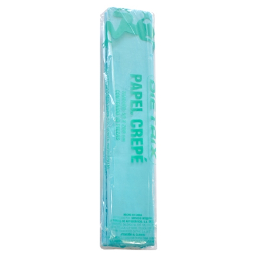 Imagen de Papel Crepe Dietrix 50x200cms Azul Claro Paquete con 10 Hojas