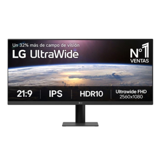 Imagen de Monitor LG 29 pulgadas UltraWide FHD Resolución 2560x1080 Panel IPS Negro