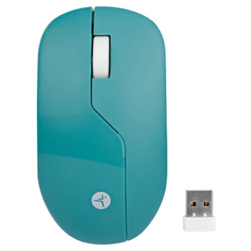 Imagen de Mouse Inalámbrico TechZone Verde Armor Recargable Wireless
