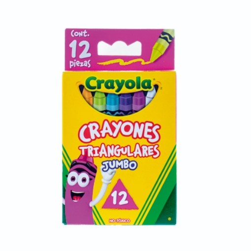 Imagen de Crayones Crayola Triangulares con 12 piezas