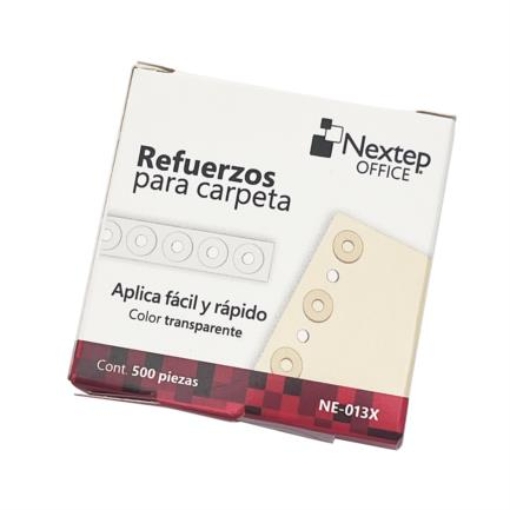 Imagen de Etiquetas Nextep Refuerzo para Carpeta Transparentes C/500