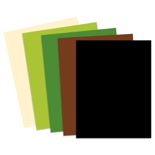 Imagen de Papel Cortado Eurocolors Carta Colores Arcoiris Terra Paquete C/100