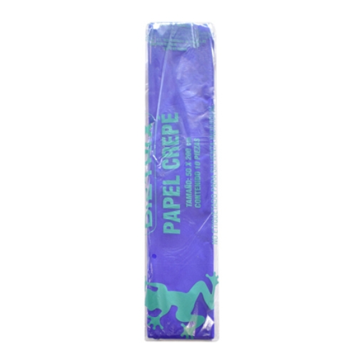 Imagen de Papel Crepe Dietrix 50x200cms Azul Rey Paquete con 10 Hojas