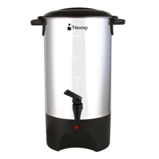 Imagen de Cafetera Nextep Percoladora Industrial 40 Tazas Acero Inoxidable con Medidor de Agua y Auto Apagado