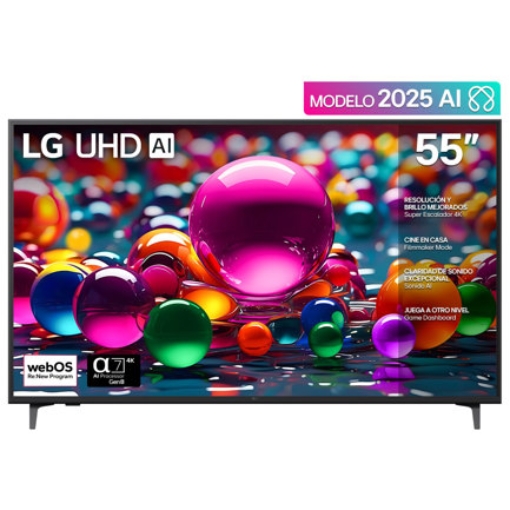 Imagen de Televisor LG 55" UHD AI UA75 4K Smart TV 2025