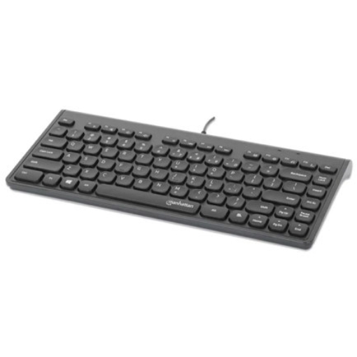 Imagen de Teclado Chocolate Manhattan USB cableado Negro