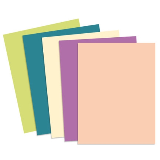 Imagen de Papel Cortado Eurocolors Carta Colores Arcoiris Candy Paquete C/100