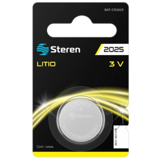 Imagen de Pila de Litio Steren Tipo Botón 3Vcc 150mAh Uso en Controles