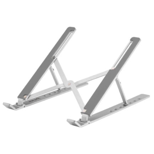 Imagen de Soporte laptop Manhattan p/Escritorio de posiciones aluminio ECO