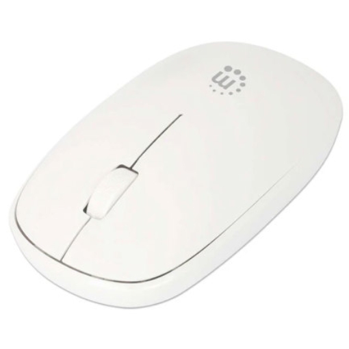 Imagen de Mouse Optico Inalambrico Manhattan 2.4G Blanco