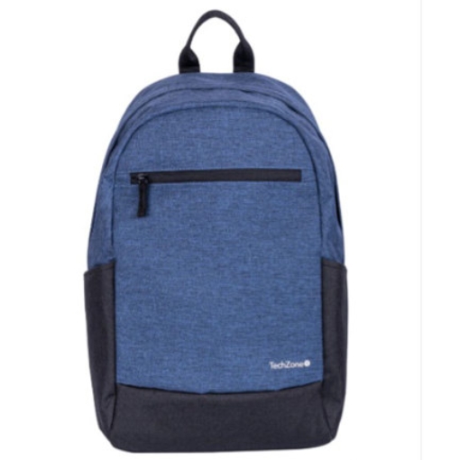 Imagen de Mochila TechZone Easy Lite Blue con Compartimiento para Laptop de 15.6" Azul