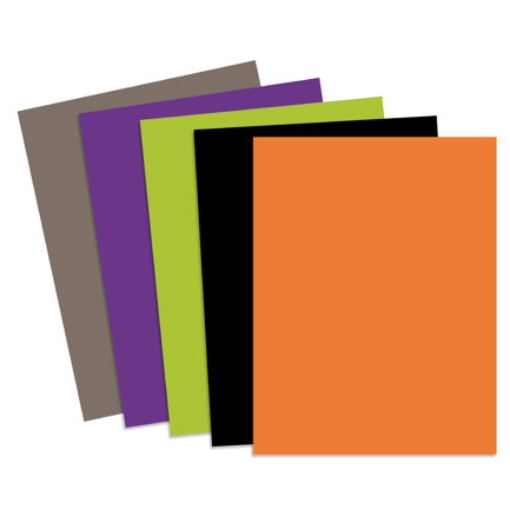 Imagen de Papel Cortado Eurocolors Carta Colores Arcoiris Spooky Paquete C/100