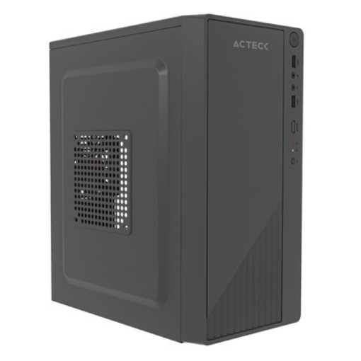 Imagen de Gabinete Compacto Acteck Mini Torre Kioto GC220F / Max MB M-ATX Fuente ATX 500 W / 2x USB 2.0/ Advanced Negro