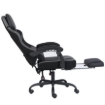 Imagen de Silla Gamer Nextep Ergonomica Falkor Masaje Lumbar y Reposa Pies Color Gris/Negro